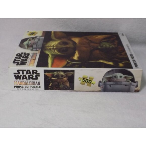 Disney Star Wars The Mandalorian Wise Yoda Prime 3D Puzzle 500 Pieces - Picture 3 of 7